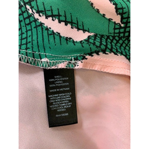 Express Womens Palm Leaf Maxi Dress Size 0 - Picture 9 of 9